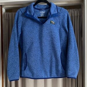 L.L. Bean - Fleece Pullover - Blue - Small Petite